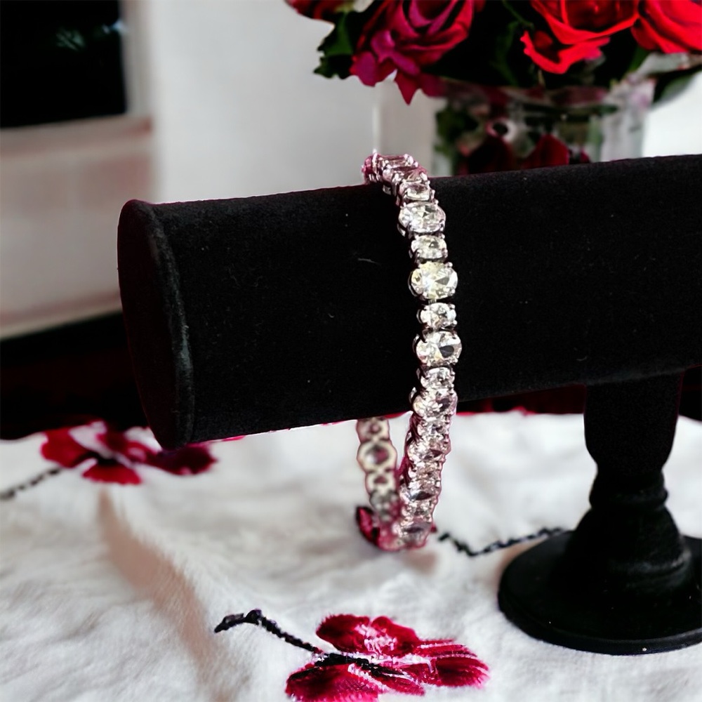 New! Bold And Beautiful Diamond Tennis Bracelet
